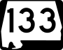 State Route 133 marker