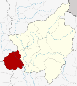 District location in Phitsanulok province