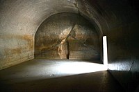 Polished interior of Sudama, in the Barabar Caves, 3rd century BCE.