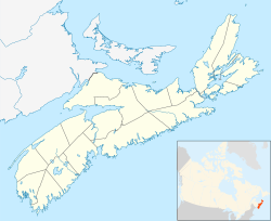Location of St. Anns within Nova Scotia