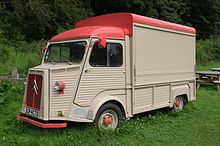 A Citroën HY food van in Norfolk 2016