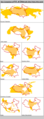 Area Comparison between China and different parts of the World.