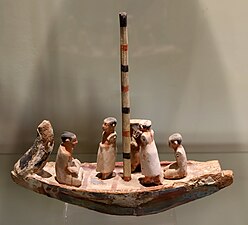 Model of Egyptian Funereal Solar barque