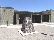 Main entrance of the Pinal County Historic Society & Museum located at 715 S. Main St.