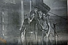 Sailors on USS Concord, WWII.