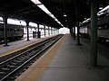 A view of the tracks at Hoboken Terminal.