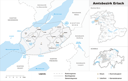 Location of Erlach District