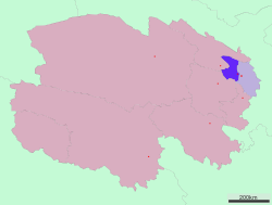 西宁市在青海省的地理位置