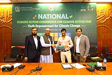 Sakhawat Ali - A proud Formanite received Innovation Award at 1st Climate Action Conference at Ministry of Planning from Chief SDGs Unit Mr. M Ali Kemal