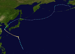 台风苏力的路径图