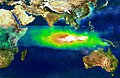 Air pollution over Southeast Asia in October 1997.