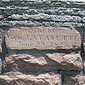 Cornerstone of Old Mill Bldg., University of Vermont: 2015