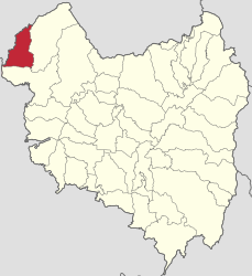 Location in Covasna County