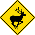 (W5-51) Deer Crossing