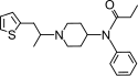 Chemical structure of α-methylthiofentanyl.