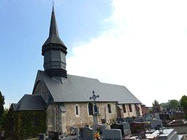 The church in Bournainville-Faverolles