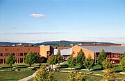 View of the central university campus