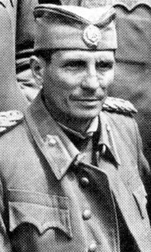 Dragoslav Miljković wearing a military uniform