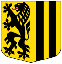 Coat of arms of Dresden, capital of the German State of Saxony