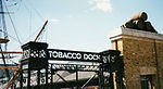 Tobacco Dock, including vaults extending under Wapping Lane