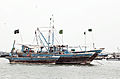 Fishing boats at the Port of Karachi