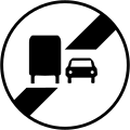 329 End of no overtaking by heavy goods vehicles