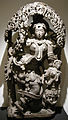 Salabhanjika or "sal tree maiden", Hoysala sculpture, Belur, Karnataka