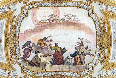   Vision of Saint John the Evangelist by Francesco Fontebasso