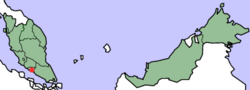 荷属马六甲地理（红点）