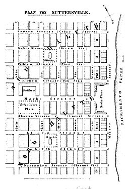 Map of Sutterville