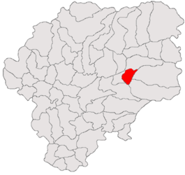 Location in Bistrița-Năsăud County