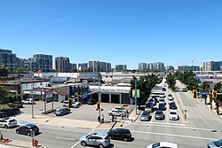 Downtown Richmond from the SkyTrain