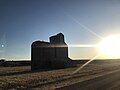 The grain elevator in Brooking