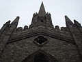 View of the steeple from the main door