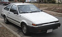 1986–1987 Corolla Sport SR5 hatchback (US)