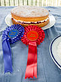 Image 65An award-winning Victoria sponge from an English village fête. Competitive baking is part of the traditional village fête, inspiring The Great British Bake Off television series. (from Culture of the United Kingdom)