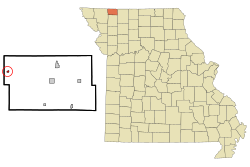Location of Gaynor, Missouri
