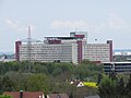 Augsburg Central Hospital from the eastern bank of the Bismarck Tower.