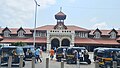 A front view of the Bandra Station Building