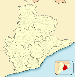 Castellar de n'Hug is located in Province of Barcelona