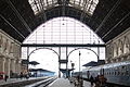 Parabolic curved roof, Keleti Railway Station, Budapest, Hungary