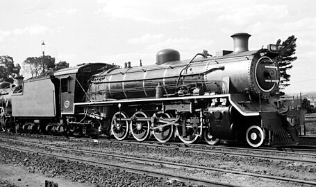 Class 19AR no. 706 at Rosmead, reboilered with a Watson Standard boiler, 20 December 1969