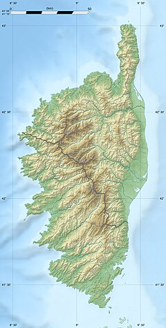 Solenzara is located in Corsica
