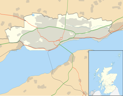 Location map Scotland Dundee