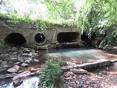 East Falls Church culvert exit in 2020