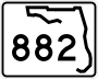 State Road 882 marker