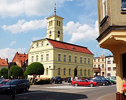 Town Hall in Poniec, seat of the gmina office