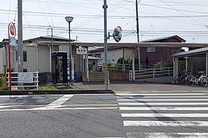 镰田站站房（2024年5月）