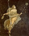 A maenad wearing a silk gown, a Roman fresco from the Casa del Naviglio in Pompeii, 1st century AD