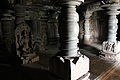 Mantapa with lathe turned pillarssupporting bay ceiling in the Bhimeshvara temple at Nilagunda